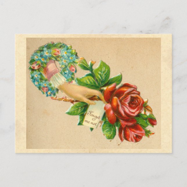 Victorian die-cut postcard (Front)