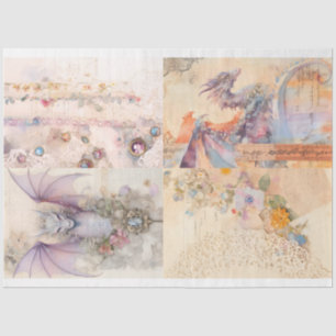 Victorian Dragon Series Design 10 Tissue Paper