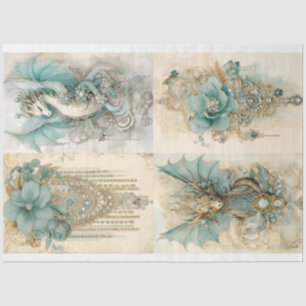 Victorian Dragon Series Design 1 Tissue Paper