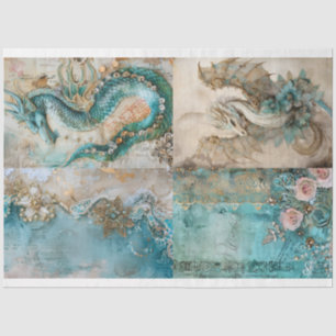 Victorian Dragon Series Design 6 Tissue Paper