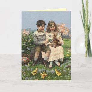 Victorian Easter Card