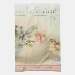 Victorian Easter chic and egg Kitchen Towel