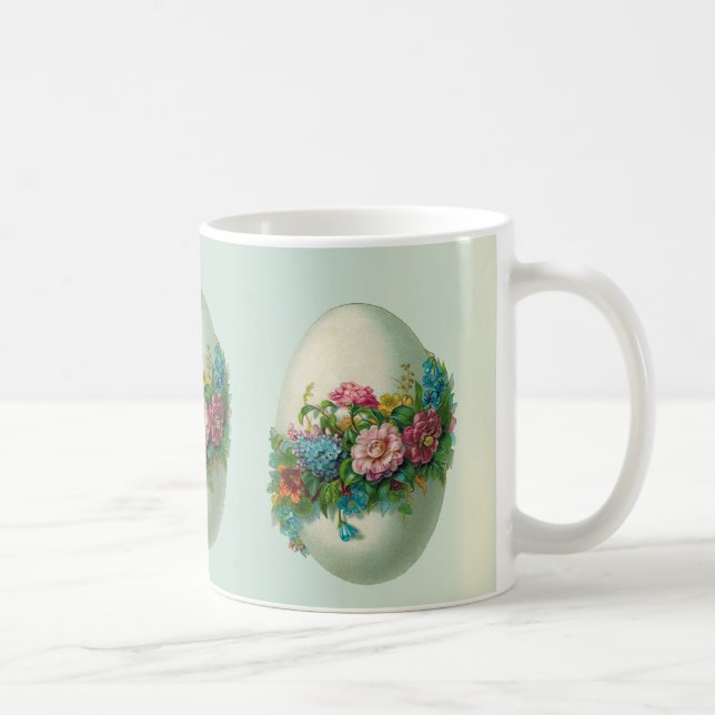 Victorian Easter Flower Egg! Coffee Mug (Right)