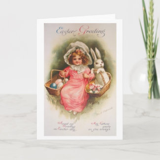 Victorian Easter Greeting Card