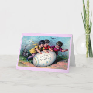 Victorian Easter Greeting Card