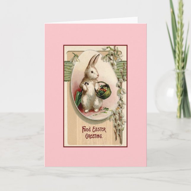 Victorian Easter Greeting Card (Front)