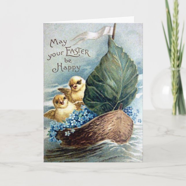 Victorian Easter Holiday Card (Front)