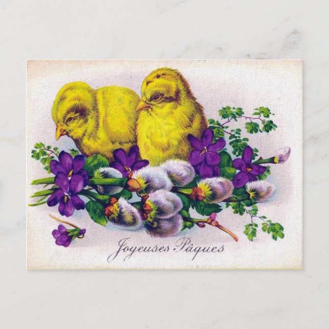 Victorian Easter Holiday Postcard (Front)
