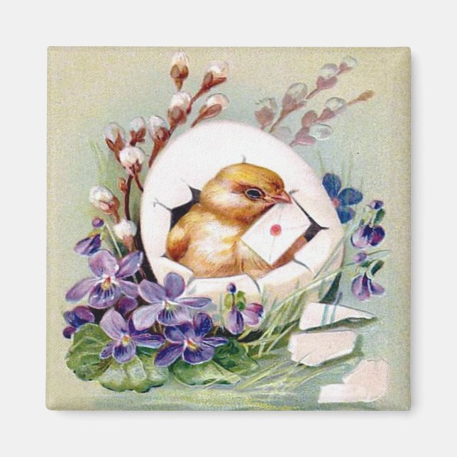 Victorian Easter Magnet (Front)