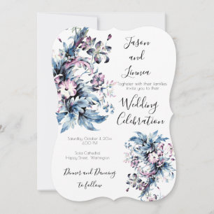 Victorian Elegant Flowers Romantic Beloved Invitation