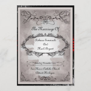 Victorian Elegant Wedding Invitation