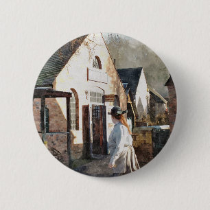 VICTORIAN ENGLAND 2 INCH ROUND BUTTON