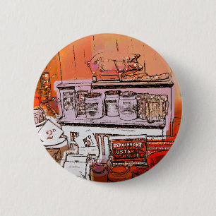 VICTORIAN ENGLAND 2 INCH ROUND BUTTON