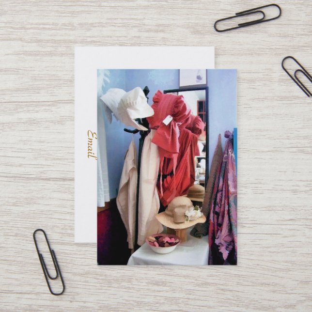 VICTORIAN ENGLAND BUSINESS CARD (Front/Back In Situ)