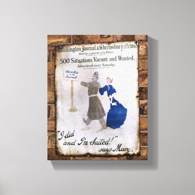 VICTORIAN ENGLAND CANVAS PRINT (Front)