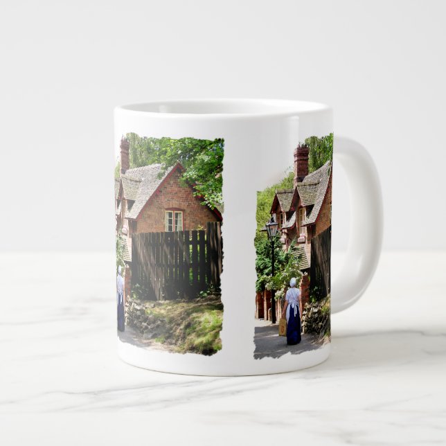 VICTORIAN ENGLAND LARGE COFFEE MUG (Front Right)