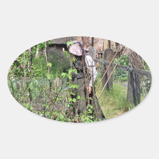 VICTORIAN ENGLAND OVAL STICKER (Front)