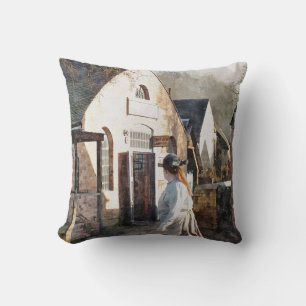 VICTORIAN ENGLAND THROW PILLOW