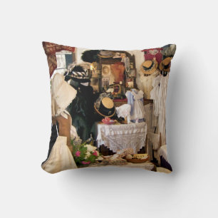 VICTORIAN ENGLAND THROW PILLOW