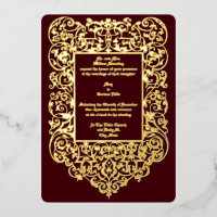 Victorian Era 1844 Art Nouveau Ornate Border