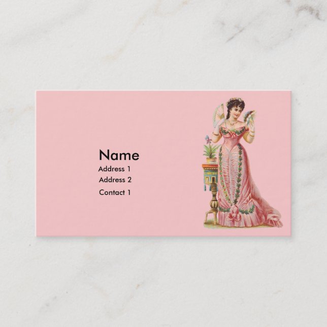 VICTORIAN ERA BUSINESS CARDS (100) (Front)