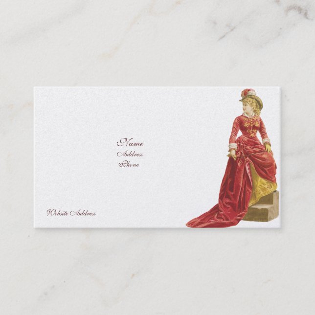 VICTORIAN ERA CARTES DE VISITE - CARTES PERSONNALI (Devant)