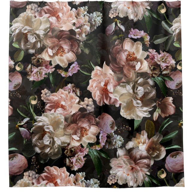 Victorian Era Dark Lush Bold Moody Gothic Floral (Front)