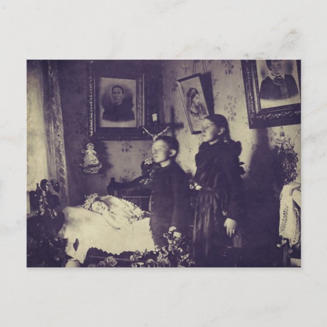 Victorian Era Death Photo Postcard (Front)