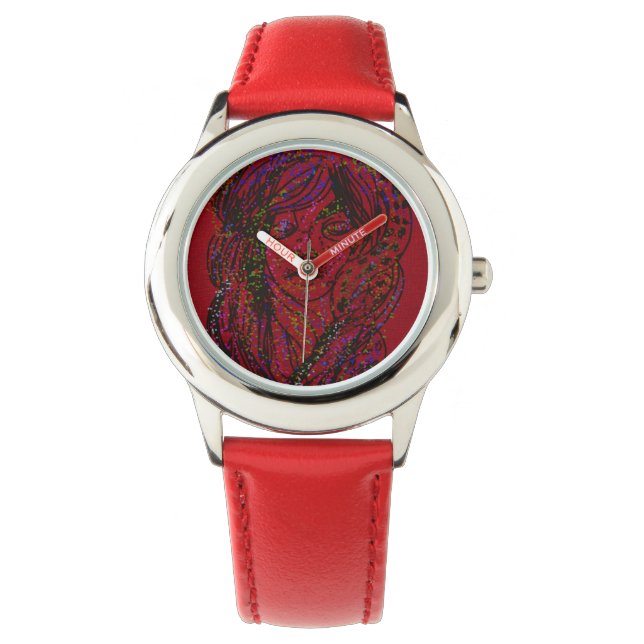 Victorian Era Dreamer Girl Kids Watch (Front)