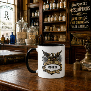 Victorian Era Pharmacy Phoenix Prescription Coffee Mug