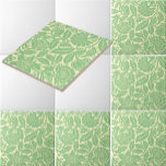 Victorian Era Pomegranate & Floral Chintz Pattern Tile<br><div class="desc">This is a digitally enhanced print of an antique Victorian era 1880 to 1890 pomegranate and floral chintz pattern. You can customize the colours.</div>