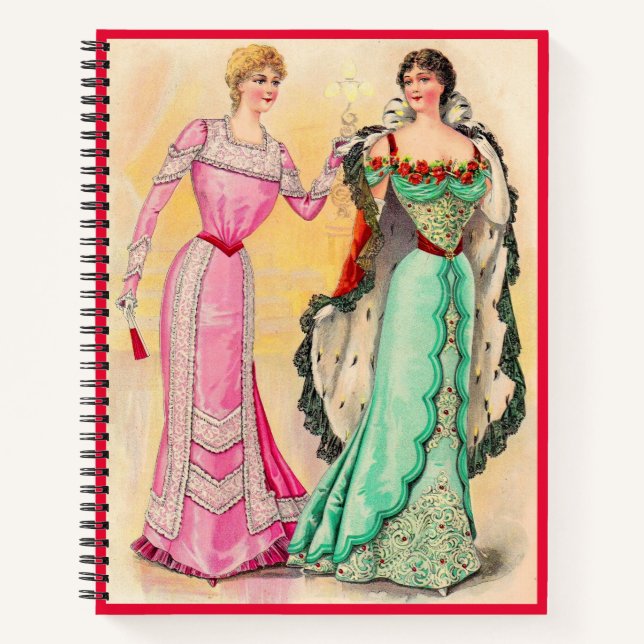 Victorian evening wear notebook (Front)