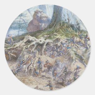 Victorian Faerie Sticker - Child's Wonder