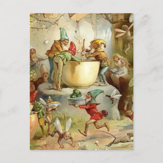 “Victorian Fairies” by E S Hardy Holiday Postcard