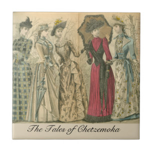 Victorian fashions tile