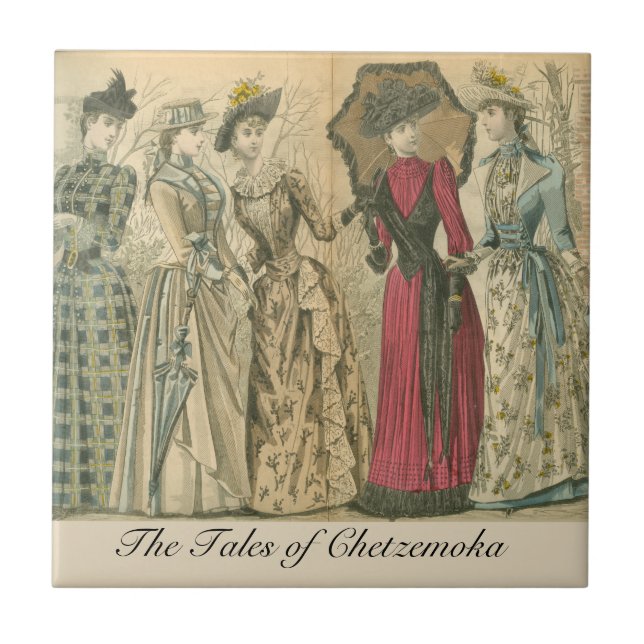 Victorian fashions tile (Front)