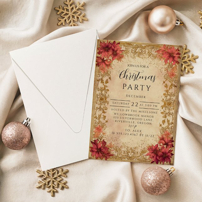 Victorian Festive Christmas Invitation (Creator Uploaded)