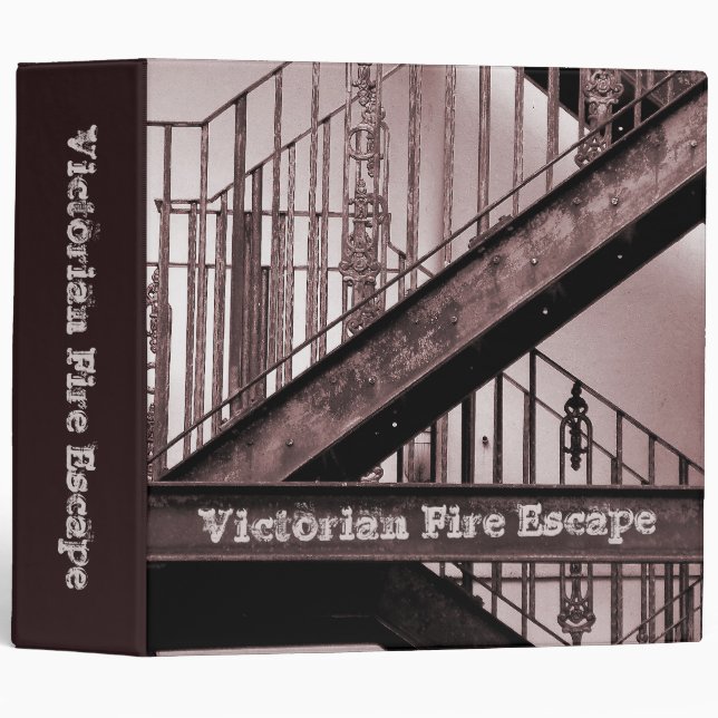 Victorian Fire Escape (2in) Binder (Front/Spine)