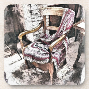VICTORIAN FIRESIDE CHAIR COASTER