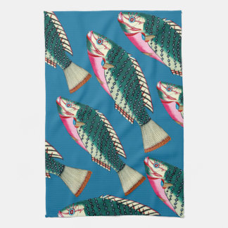 Victorian Fish Apron Kitchen Towel