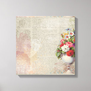 Victorian Floral Canvas Print