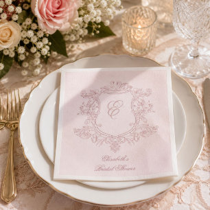 victorian floral garden luxe napkin