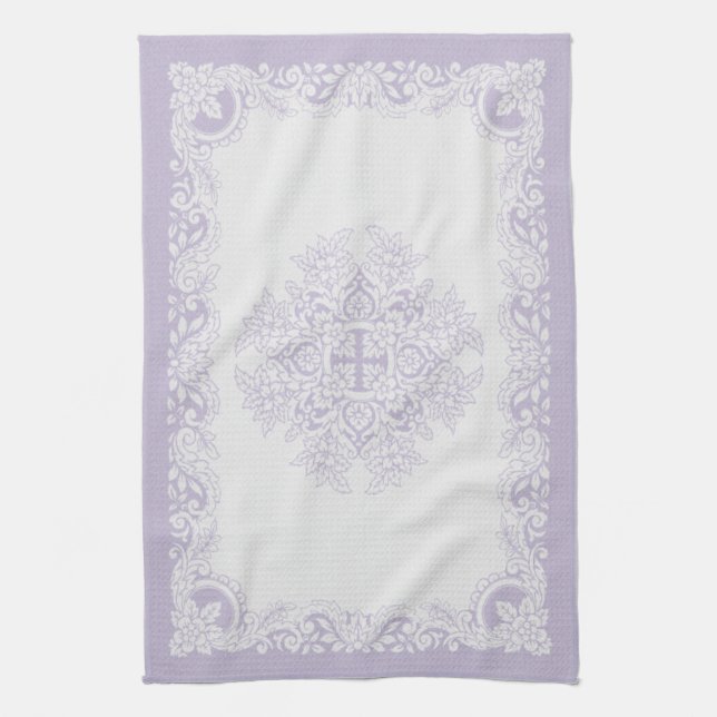 Victorian Floral Kitchen Towel (Vertical)