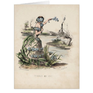 Victorian Flower Tokens Wedding Poster