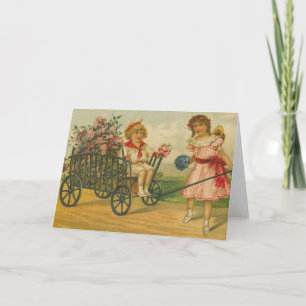 Victorian Flowers For Mom's Day Card