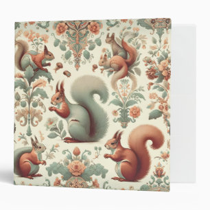 Victorian Forest Squirrel Tapestry  Binder