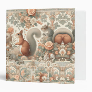 Victorian Forest Squirrel Tapestry  Binder