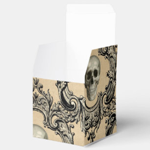 Victorian Framework Skulls Goth Skeleton Gothic Favor Box