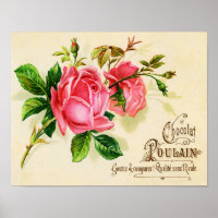 Victorian French Chocolate Advertisement