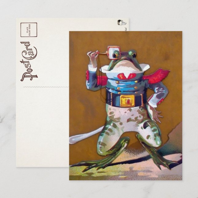 Victorian Frog Postcard (Front/Back)